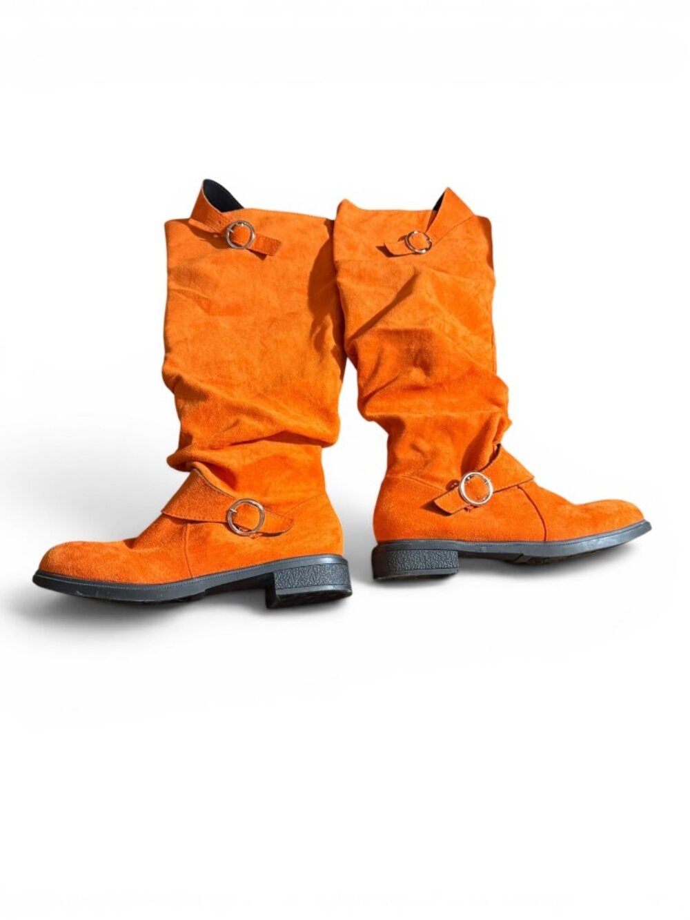 Women’s Orange Slouch Western Boots – EU 43 / US 12